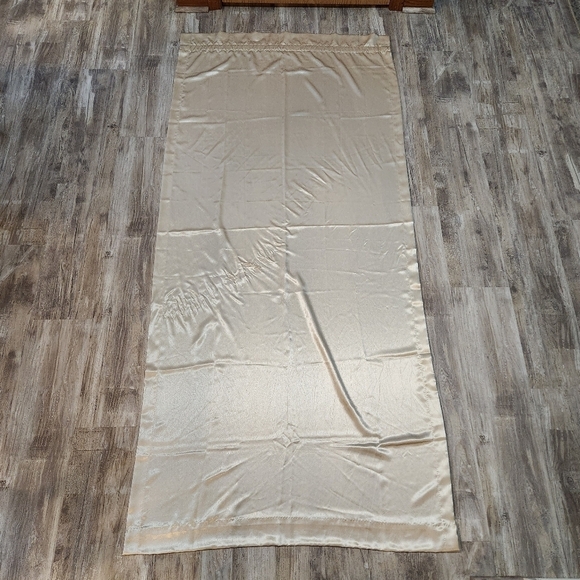 Croscill Satin Champagne Curtain Panels (Set Of 2)-40x82" each - Picture 9 of 12